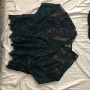 Lace long sleeve blouse